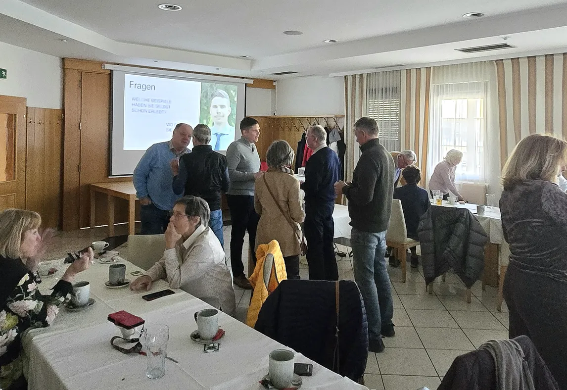 Foto vom KI-Vortrag